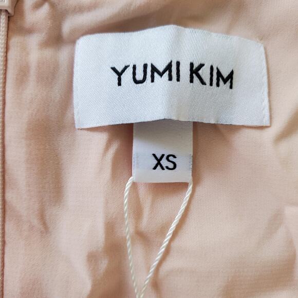 Cottagecore Romantic Yumi Kim Top Womens XS Pink Floral Beatrice Puff Sleeve - Picture 4 of 10